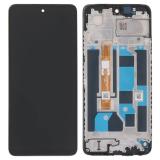 PANTALLA TACTIL + DISPLAY LCD DISPLAY COMPLETO CON MARCO PARA OPPO A40 (CPH2669) / A40M (CPH2669) NEGRO ORIGINAL
