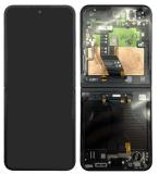 PANTALLA TACTIL + DISPLAY AMOLED DISPLAY COMPLETO + MARCO PARA SAMSUNG GALAXY Z FLIP 6 5G F741B NEGRO ORIGINAL (SERVICE PACK)