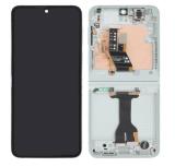 PANTALLA TACTIL + DISPLAY AMOLED DISPLAY COMPLETO + MARCO PARA SAMSUNG GALAXY Z FLIP 6 5G F741B VERDE ORIGINAL (SERVICE PACK)