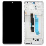 PANTALLA TACTIL + DISPLAY AMOLED DISPLAY COMPLETO + MARCO PARA XIAOMI REDMI NOTE 14 PRO 4G (24116RACCG) VIOLETA ORIGINAL (SERVICE PACK)