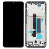 PANTALLA TACTIL + DISPLAY AMOLED DISPLAY COMPLETO + MARCO PARA XIAOMI REDMI NOTE 13 PRO+ 5G (23090RA98C 23090RA98G 23090RA98I) NEGRO ORIGINAL (SERVICE PACK)