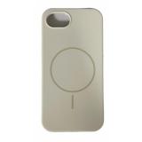 FUNDA DE SILICONA LIQUIDA + MAGNETIC PARA APPLE IPHONE 16E BLANCO
