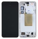 PANTALLA TACTIL + DISPLAY AMOLED DISPLAY COMPLETO + MARCO PARA SAMSUNG GALAXY S24 PLUS / S24+ 5G S926B GRIS ORIGINAL (SERVICE PACK) (ENSAMBLADO)