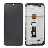 DISPLAY LCD + PANTALLA TACTIL DISPLAY COMPLETO + MARCO PARA MOTOROLA MOTO G22 (XT2231-2) NEGRO ORIGINAL (SERVICE PACK 5D68C20423)