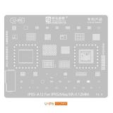 AMAOE IP XS / XS MAX / XR PLANTILLA METALICA DE CHIP IC PARA APPLE IPHONE XR / XS / XS MAX