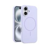 FUNDA DE SILICONA LIQUIDA + MAGNETIC PARA APPLE IPHONE 17 VIOLA