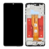 PANTALLA TACTIL + DISPLAY LCD DISPLAY COMPLETO CON MARCO PARA SAMSUNG GALAXY A07 A075B A075B/DS A075F A075F/DS A075M A075M/DS NEGRO ORIGINAL