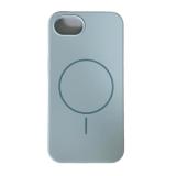FUNDA DE SILICONA LIQUIDA + MAGNETIC PARA APPLE IPHONE 16E AZUL