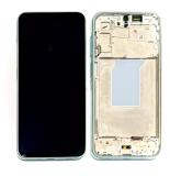 PANTALLA TACTIL + DISPLAY AMOLED DISPLAY COMPLETO CON MARCO PARA SAMSUNG GALAXY A26 5G A266B MENTA VERDE ORIGINAL (SERVICE PACK) (ENSAMBLADO)