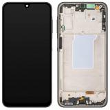 PANTALLA TACTIL + DISPLAY OLED DISPLAY COMPLETO + MARCO PARA SAMSUNG GALAXY A26 5G A266B NEGRO OEM