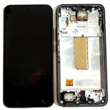 PANTALLA TACTIL + DISPLAY LCD DISPLAY COMPLETO + MARCO PARA SAMSUNG GALAXY A34 5G A346B NEGRO ORIGINAL (SERVICE PACK)