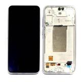 PANTALLA TACTIL + DISPLAY AMOLED DISPLAY COMPLETO CON MARCO PARA SAMSUNG GALAXY A36 5G A366B LAVANDA / VIOLETA ORIGINAL (SERVICE PACK) (ENSAMBLADO)