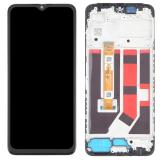 PANTALLA TACTIL + DISPLAY LCD DISPLAY COMPLETO CON MARCO PARA OPPO A38 (CPH2579) NEGRO ORIGINAL