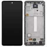 PANTALLA TACTIL + DISPLAY LCD DISPLAY COMPLETO + MARCO PARA SAMSUNG GALAXY A52 A525F / A52 5G A526B BLANCO OEM OLED