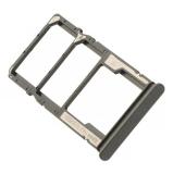 BANDEJA DE TARJETA SIM DUAL PARA XIAOMI REDMI A7 PRO (25128RN17Y 25128RN17A 25128RN17L) NEGRO