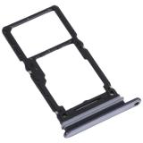 BANDEJA DE TARJETA SIM DUAL PARA SAMSUNG GALAXY A73 5G A736B GRIS / NEGRO