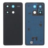 TAPA TRASERA PARA XIAOMI REDMI NOTE 13 4G (23129RAA4G 23124RA7EO) NEGRO ORIGINAL