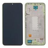 PANTALLA TACTIL + DISPLAY LCD DISPLAY COMPLETO + MARCO PARA SAMSUNG GALAXY A34 5G A346B VERDE ORIGINAL (SERVICE PACK) (ENSAMBLADO)