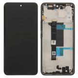 PANTALLA TACTIL + DISPLAY AMOLED DISPLAY COMPLETO + MARCO PARA XIAOMI REDMI NOTE 15 PRO 4G (25100RA69G) NEGRO ORIGINAL (SERVICE PACK)
