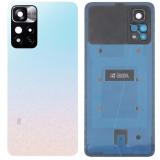 TAPA TRASERA PARA XIAOMI REDMI NOTE 11 PRO+ 5G (21091116UG 21091116UC)  BLANCO / AZUL ORIGINAL