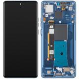 PANTALLA TACTIL + DISPLAY AMOLED DISPLAY COMPLETO + MARCO PARA MOTOROLA EDGE 40 (XT2303-2) AZUL ORIGINAL (SERVICE PACK 5D68C22671)