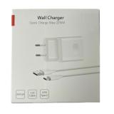 CARGADOR QUICK CHARGE 22.5W + CABLE DE DATOS TYPE C PARA HUAWEI
