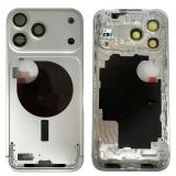MARCO CENTRAL A PARA APPLE IPHONE 17 PRO MAX 6.9 PLATEADO ORIGINAL