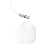 BASEUS T2 PRO DISPOSITIVO INTELIGENTE ANTIPÉRDIDA ESTILO CORDÓN BÚSQUEDA CON UN SOLO CLIC PARA UN POSICIONAMIENTO PRECISO PARA APPLE / ANDROIDE BLANCO