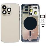 TAPA TRASERA PARA APPLE IPHONE 14 PRO 6.1 ORO OEM