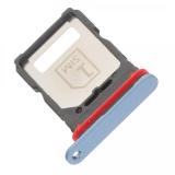BANDEJA DE TARJETA SIM DUAL PARA MOTOROLA EDGE 40 PRO (XT2301) AZUL