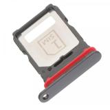 BANDEJA DE TARJETA SIM DUAL PARA MOTOROLA EDGE 40 PRO (XT2301) NEGRO