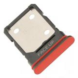 BANDEJA DE TARJETA SIM DUAL PARA MOTOROLA EDGE 60 NEO (XT2509-1) ROJO