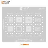 AMAOE EU-2 PLANTILLA METALICA DE CHIP IC PARA SAMSUNG EXYNOS 7880 / 8895B / 9810 / 3475 / 7580 / 8895A / 3470 / 7570