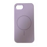 FUNDA DE SILICONA LIQUIDA + MAGNETIC PARA APPLE IPHONE 16E VIOLA