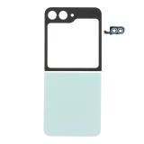 SET 2 PIEZAS TAPA TRASERA PARA SAMSUNG GALAXY Z FLIP6 5G F741B VERDE