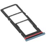 BANDEJA DE TARJETA SIM DUAL PARA MOTOROLA MOTO G06 (XT2535-1 XT2535-2 XT2535-3 XT2535-14) / G06 POWER (XT2535-13) AZUL