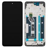 PANTALLA TACTIL + DISPLAY LCD DISPLAY COMPLETO CON MARCO PARA MOTOROLA MOTO G17 (XT2623-2) / MOTO G17 POWER NEGRO ORIGINAL