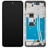 PANTALLA TACTIL + DISPLAY LCD DISPLAY COMPLETO CON MARCO PARA MOTOROLA MOTO G53 5G (XT2335-2) NEGRO ORIGINAL