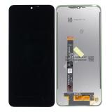 PANTALLA TACTIL + DISPLAY LCD DISPLAY COMPLETO SIN MARCO PARA SAMSUNG GALAXY XCOVER 7 G556B NEGRO ORIGINAL (SERVICE PACK)
