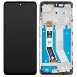 PANTALLA TACTIL + DISPLAY LCD DISPLAY COMPLETO CON MARCO PARA MOTOROLA MOTO G73 5G (XT2237-2) NEGRO ORIGINAL