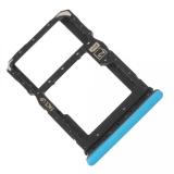 BANDEJA DE TARJETA SIM DUAL PARA MOTOROLA MOTO G75 5G (XT2437-2) AZUL