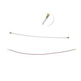 SET 2 ANTENA PARA SAMSUNG GALAXY S20 FE G780F (ROJO 124MM / BLANCO 118MM)