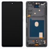 DISPLAY LCD + PANTALLA TACTIL DISPLAY COMPLETO + MARCO PARA SAMSUNG GALAXY S20 FE / S20 LITE G780F AZUL / NEGRO OEM OLED