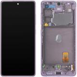 DISPLAY LCD + PANTALLA TACTIL DISPLAY COMPLETO + MARCO + ANTENNA PARA SAMSUNG GALAXY S20 FE 5G / S20 LITE G781B ROSA / VIOLETA ORIGINAL (SERVICE PACK) (SERVICE PACK)
