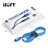 ISOFT IS-007 SAM CABLE DE MODO DE DESCARGA ACCEDA AL MODO DE EXTRACCIÓN DE CARBÓN CON UN SOLO CLIC / TRANSFERENCIA DE DATOS / CARGAR TRIPLE FUNCIÓN
