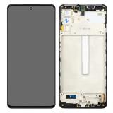 DISPLAY LCD + PANTALLA TACTIL DISPLAY COMPLETO + MARCO PARA SAMSUNG GALAXY M52 5G M526B NEGRO ORIGINAL (SERVICE PACK) (ENSAMBLADO)