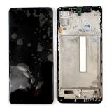 PANTALLA TACTIL + DISPLAY LCD DISPLAY COMPLETO + MARCO PARA SAMSUNG GALAXY M53 M536B NEGRO ORIGINAL (SERVICE PACK) (ENSAMBLADO)