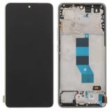 PANTALLA TACTIL + DISPLAY OLED DISPLAY COMPLETO + MARCO PARA XIAOMI POCO M7 PRO 5G (2409FPCC4G 2409FPCC4I) PLATEADO / ORO ORIGINAL (SERVICE PACK)