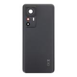 TAPA TRASERA (200MP CAMERA) PARA XIAOMI 12T PRO (22081212UG 22081212G) NEGRO ORIGINAL
