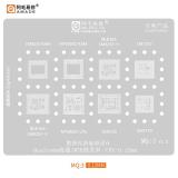 AMAOE PLANTILLA METALICA DE CHIP IC PARA MQ-3 QUALCOMM SM8250 / MT6885Z / SM7250 / SM6125 / SM7150